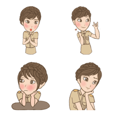 [LINE絵文字] Government officer Thailand Emojiの画像