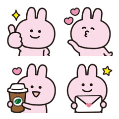 [LINE絵文字] ゆるっと♡うさたん♡の画像