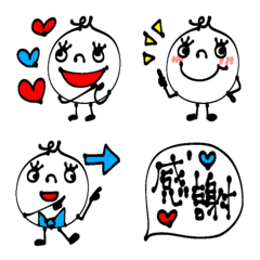 [LINE絵文字] まるっとさん4の画像