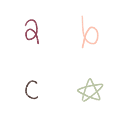 [LINE絵文字] abc lowercaseの画像