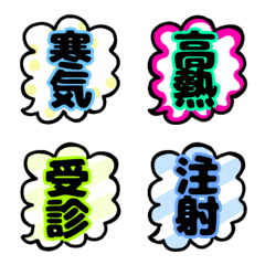 [LINE絵文字] 普段使う医療用語の画像