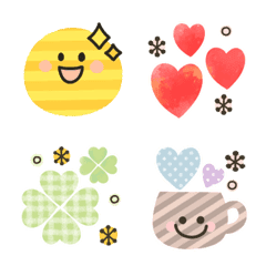 [LINE絵文字] 北欧風♡ハッピースマイル♡の画像