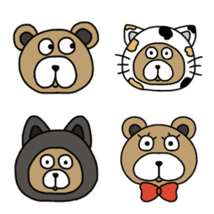 [LINE絵文字] クマさんの画像