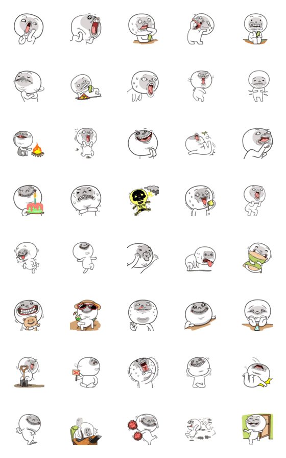 [LINE絵文字]NhaKrean7 Emojiの画像一覧