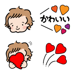 [LINE絵文字] うちのあかちゃんえもじの画像