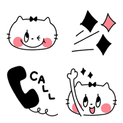 [LINE絵文字] シンプルねこちゃん2の画像