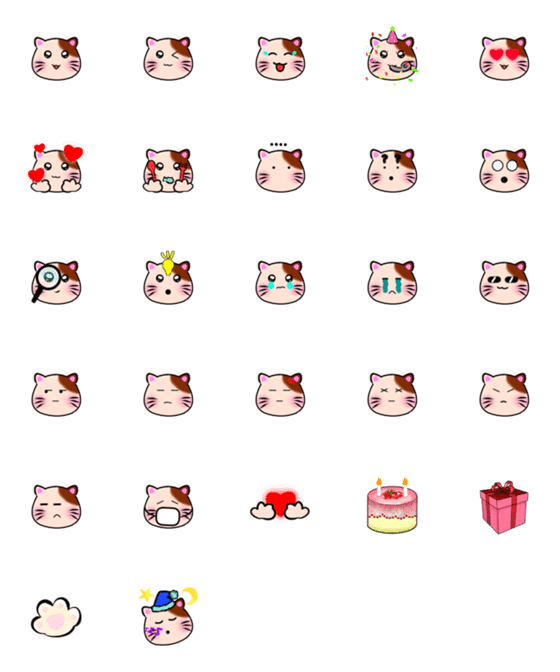 [LINE絵文字]Mr Kittyの画像一覧
