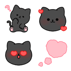 [LINE絵文字] 黒猫, かミャン 2の画像