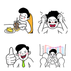 [LINE絵文字] office workers messageの画像