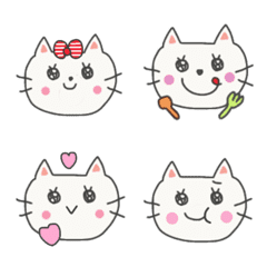 [LINE絵文字] みーにゃん☆猫の絵文字の画像