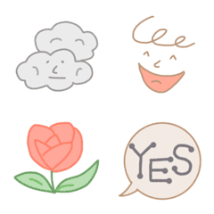 [LINE絵文字] まいにち絵文字の画像