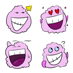 [LINE絵文字] Pink bubbles Emojiの画像