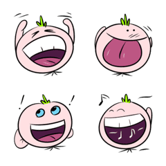[LINE絵文字] Smile onion Emojiの画像