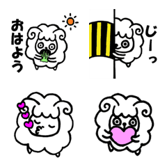 [LINE絵文字] 羊のじょん絵文字の画像