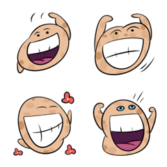 [LINE絵文字] Smile potato Emojiの画像