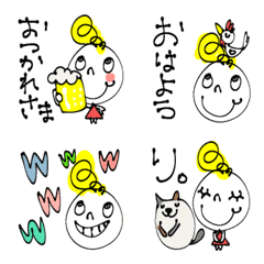 [LINE絵文字] リーゼントちゃん♡いつも一緒♡の画像