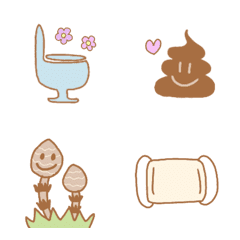 [LINE絵文字] かわいいナチュラル絵文字②の画像