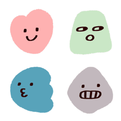 [LINE絵文字] MOCHI MOCHI cute colorful emojiの画像