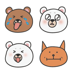[LINE絵文字] cute bear expressionの画像