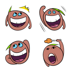 [LINE絵文字] Smile seed radicle Emojiの画像