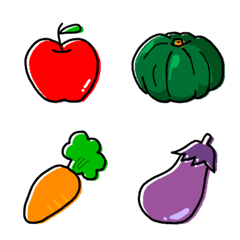 [LINE絵文字] 果物と野菜の画像