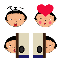 [LINE絵文字] はなちゃんの日常絵文字の画像