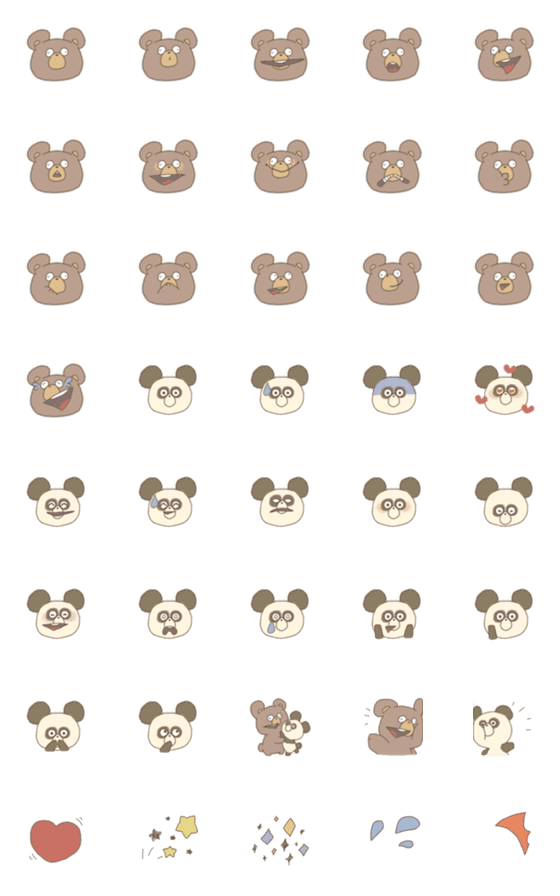 [LINE絵文字]くまぱん【日常生活】の画像一覧