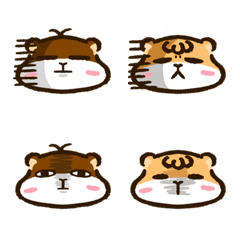 [LINE絵文字] 肥満ラット用のかわいいステッカーの画像