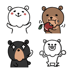 [LINE絵文字] いろんな クマさんの画像