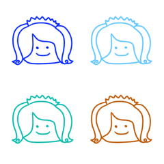 [LINE絵文字] かわいいお姫様の画像
