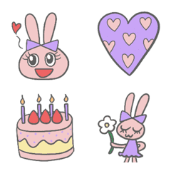 [LINE絵文字] Sweet Bunnyの画像