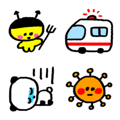 エモかわ♡コロナウイルスの絵文字メイン画像