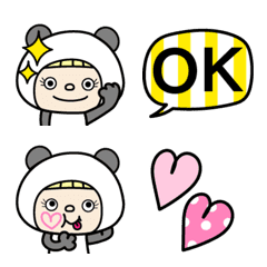 [LINE絵文字] ぱんだ♡だよの画像