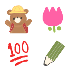 [LINE絵文字] 春の絵文字 新学期 入学の画像