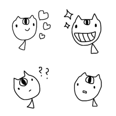 シンプル絵文字 3eyeちゃん 1の絵文字メイン画像