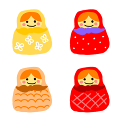 マトリョーシカの絵文字メイン画像