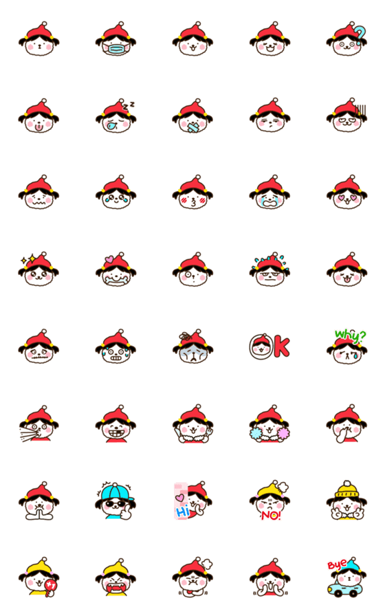 [LINE絵文字]Santa Claus Olaf Boppy face stickersの画像一覧