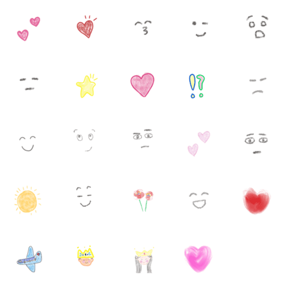 [LINE絵文字]face emoji for youの画像一覧