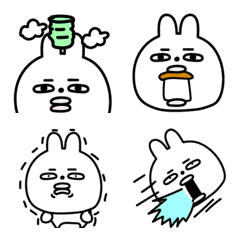 [LINE絵文字] うさぎがよんでるの画像