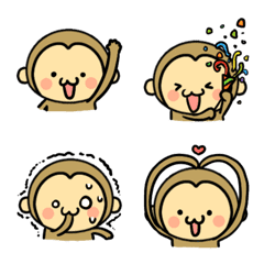 [LINE絵文字] Monkey Monkey Mong-Mongの画像