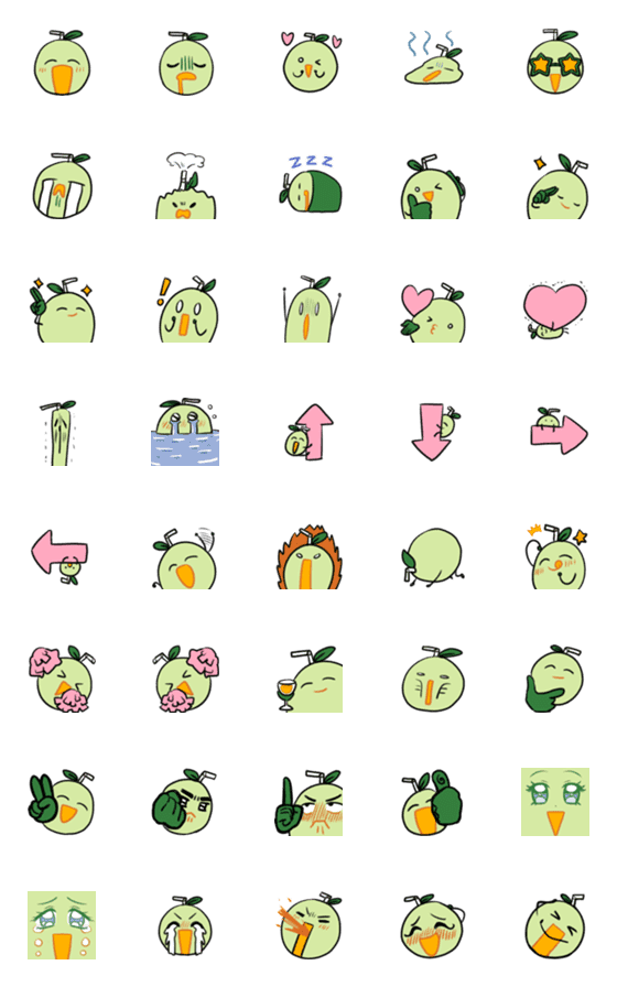 [LINE絵文字]zasgodong Emojiの画像一覧