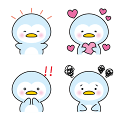[LINE絵文字] ペンギンのペンちゃん毎日使える絵文字編の画像
