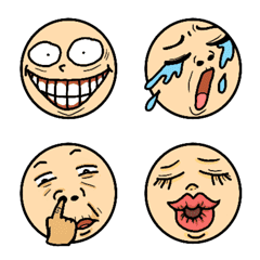 [LINE絵文字] Funny Faces 2の画像