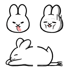 [LINE絵文字] Stupid Rabbit Stickersの画像