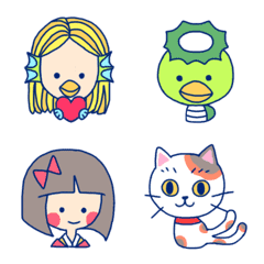 [LINE絵文字] かわいい妖怪たちの絵文字の画像