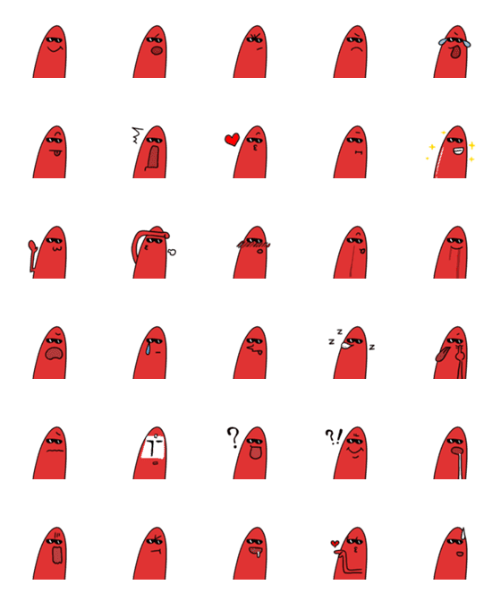 [LINE絵文字]hot dog man emojiの画像一覧