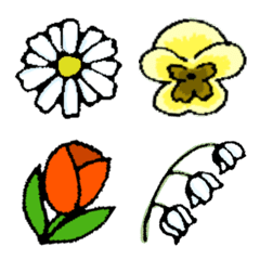 [LINE絵文字] お花とか葉っぱとかの画像