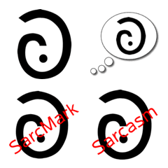 [LINE絵文字] SarcMark Emoji - Punctuation for Sarcasmの画像