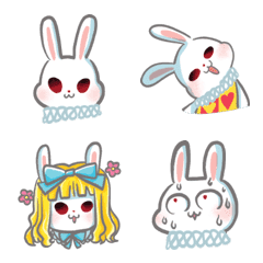 [LINE絵文字] Here comes Bunny Soldier！の画像