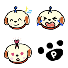 [LINE絵文字] セキュリティの番犬『プロ犬』絵文字の画像